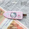 Pinza para el Cabello Hello Kitty Rosa y Azul, Dulce y Fresca, Lindo Estampado de Estrella de Cinco Puntas, Pinza de Pato, Pasador, Accesorio para el Cabello para Mujeres