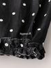 Pantalones Casuales de Lunares para Niñas, Nuevos Pantalones Elegantes para Niños de Primavera y Otoño, Lindos Pantalones de Farolillo con Encaje para Bebés en Otoño