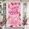 Día de la Madre FelizDíaDeLaMadre Tela Colgante Decoración de Fiesta Pancarta de Atmósfera Bandera Edición Limitada del Día de la Madre Doble Cara