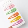 2026 Corea Dongdaemun Nuevo Estilo Punto de Goteo de Aceite Pinza para el Pelo Pinza para el Pelo Ins Pinza para Flequillo de Niña Pinza Lateral Personalizada Pinza para el Pelo