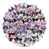 100 nuevas pegatinas Kulomi, lindas pegatinas decorativas de dibujos animados de grafiti de Sanrio con forma de mano para cuaderno.