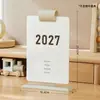 Calendário Planner de Autodisciplina 2027 Novo Modelo Decoração de Mesa de Escritório Estudante Calendário Criativo Estilo Caderno