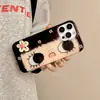 Capa de Celular Pomax Apple 15Pr para Iphone16, Menina de Olhos Grandes Camada Única, Estilo Novo 14, Desenho Animado 13, Criação 12