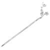Novo Prata S925 Clássico Passo Agitar Estilo Chinês Dinastia Han Coque Grampo de Cabelo Flor de Ameixeira Retro Palácio Flor Adorno de Cabelo Grampo de Cabelo