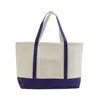 Personalização de Bolsa de Lona Costurada Oem Oem Personalização de Bolsa de Mão de Lona Costurada Bolsa de Algodão Ecológica Transfronteiriça