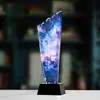 Trofeo de Cristal con Grabado para Reunión Anual, Competición Deportiva, Ceremonia de Premiación, Medalla de Metal, Madera Maciza de Colores, Trofeo de Cristal Impreso a Color