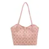 Bolso de moda transfronterizo 2026, bolso de mano grande versátil retro simple con diseño estampado, bolso de hombro