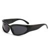 Nuevos lentes de sol de moda futurista y moderna transfronteriza para hombre, para ciclismo y deportes, estilo Y2K, para un hottie millennial