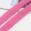 Renda de Franja de Poliéster Xcolorida de 2,5 cm para Brincos, Roupas, Decoração de Almofadas, Acessórios de Renda com Borla