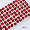 Dongzhou Cristal redondo fuegos artificiales broca para uñas cortada accesorios para joyería DIY diamante color punta de aguja joyería para uñas al por mayor 8MM