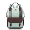 Nueva Bolsa Portátil para Mamá con Gran Capacidad para Almacenamiento y Viajes, Estilo Mensajero de Color Contrastante, Mochila para Mamá y Bebé para Papás