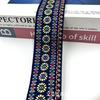 Nuevo cinturón jacquard estilo nacional cinta de poliéster 5CM de ancho encaje de color accesorios de ropa accesorios de ropa al por mayor
