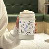 Termo de agua para mujer, de alta calidad, con pajita, bonito y portátil, ideal como regalo para estudiantes (2024)