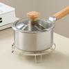 Rejilla para Vaporera de Acero Inoxidable Engrosado Soporte para Rejilla de Vaporera Vaporera Rejilla para Olla Herramientas de Cocina Soporte para Tabla de Cortar Hogar