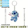 Muñeca Linda Llavero Acrílico Plano Colgante para Bolso Mochila Colgante para Coche Souvenir Regalo Pequeño Personalización Personalizada