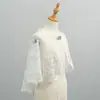 Chal nupcial de encaje europeo y americano con flor de rosa para mujer, chal fino de primavera y verano para vestido de novia, chal que cubre el cuerpo, transfronterizo