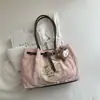 Otoño 2026 Nuevo Estilo Coreano Simple Estilo Ins Moda Bolso Tote Grande de Gran Capacidad para Mujer Debajo del Brazo Bolso de Estudiante