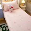 Funda Especial para Cama de Residencia Estudiantil Pieza Única 100% Algodón Protector de Cama Colchón de Algodón Puro Juego de Tres Piezas para Cama Individual de Residencia