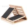 Estirador de Madera Equipo de Ejercicio en Casa Tabla de Estiramiento Plegable Ajustable Entrenamiento de una Pierna Estiramiento de Tobillo Tabla de Estiramiento
