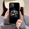 Funda para teléfono móvil sencilla con diseño de serpiente de oro negro y comercio exterior para iPhone 15