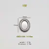 Engastes de Piedras Preciosas Ovalados, Engastes de Piedras Preciosas y Accesorios para Joyería, Fábrica Fuente de Joyería de Acero de Titanio Dongguan