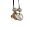 Collar Largo con Colgante Asimétrico Geométrico Simple Ins Coreano para Mujer Cadena de Accesorio Versátil Ajustable Elegante de Nicho