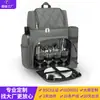Bolsa de picnic personalizada, bolsa de hielo de doble hombro multifuncional, mochila aislada de gran capacidad para picnic al aire libre, bolsa de almacenamiento portátil para mantener el frío