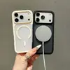 Adecuado para Apple 18 PRO, con textura similar a la piel y fijación magnética; iPhone 17 con acabado mate, acabado mate y funda protectora 16 resistente a caídas