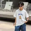 Liquidación de Verano 2026 Camisetas Frescas de Dibujos Animados Lindos de Algodón 100% Cómodas de Manga Corta para Niños y Niñas