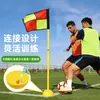 Haste de logo escola secundária haste de slalom haste de treino de basquete futebol haste de bandeira de canto bandeira obstáculo cheio de água haste de aviso de curva atacado
