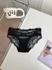 Temptación de Glúteos Sexy~Panty Sexy Calado de Encaje para Mujer, Estilo Puro Deseo, Braguita Transparente de Talle Bajo con Lazos Cruzados para Mujer