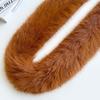 Atacado Novas Tiras de Pele Sintética de Raposa 10cm Superfície Grande de Pelo DIY Tang Suit Capa Tiras de Pelo Acessórios Acabamento de Pelo em Estoque Atacado