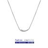 Cadena de clavícula para mujer, nueva celebridad de Internet, combina con todo, cadena de acero de titanio con hueso de serpiente, collar fino de acero inoxidable, diseño de nicho.