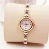 Reloj de cuarzo con diamantes de imitación para mujer, estilo coreano, elegante, de JW Fashion, pequeño y sencillo, con pulsera, reloj de moda para niñas.