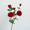 5 Cabezas de Rosas Artificiales para Decoración del Hogar, Accesorios para Fotos, Ramilletes de Mesa de Boda y Arreglo de Escenas
