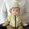 Roupa de Proteção Solar de Verão para Meninos Roupa Fina e Respirável para Bebê para o Verão Roupa Casual com Capuz para Bebê Jaqueta Infantil que Combina com Tudo