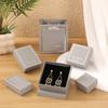Caja de Embalaje de Joyería Fresca en Stock para Anillos, Colgantes, Collares, Aretes, Pulseras y Almacenamiento de Joyería con Tapa