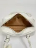 Shuai Mijia 2026 Primavera Nuevo Estilo Bolso de Bowling con Patrón de Diamantes para Mujer, Bolso de Hombro Moderno y Elegante, Bolso de Mano Sencillo para el Trabajo