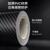 Adesivos anti-pisada para soleira de porta de carro adesivos protetores anti-riscos anti-chute película protetora de porta-malas tira anti-colisão fibra de carbono universal