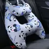 Almohada para Coche para Prevenir Tensión en el Cuello, Reposacabezas de Coche de Dibujos Animados Lindo, Almohada de Soporte para el Cuello, Reposacabezas de Coche para Niños, Gadget para Dormir en el Asiento Trasero