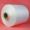 Rollo grande por peso hilo de baja elasticidad hilo de costura de borde hilo de bloqueo de borde hilo de código de nylon hilo de borde 150D hilo para máquina de coser overlock blanco y negro