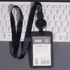 Porta-Crachá Retrátil com Fivela, Porta-Cartão de Refeição, Crachá de Trabalho com Cordão, Porta-Crachá de Trabalho para Funcionários, Crachá Escolar para Estudantes, Crachá de Trabalho do Campus