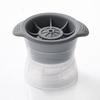 Fabricante Redondo de Gelo para Hóquei no Gelo DIY Caixa de Gelo de Congelamento Rápido para Bebidas e Whiskey Bandeja de Gelo de Pressão com Injeção de Água Doméstica Molde de Cubo de Gelo de Silicone