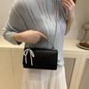 Bolso de Cadena para Mujer Nuevo Primavera/Verano 2025, Modelo Popular de Exportación, Bolso de Hombro Único Cruzado, Bolso Cuadrado Pequeño Retro de Celebridad de Internet