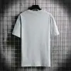Camiseta Hombre Blanca Juvenil Hombre Manga Corta Ropa de Verano Tendencia Casual de Media Manga Cuello Redondo Top 2024 Camiseta