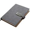 A5 Tapa Blanda Hebilla Metálica Magnética en Forma de U Cuaderno Creativo de Cuero Sintético PU para Reuniones de Oficina de Negocios Papelería