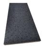 Teto de lã mineral preta de absorção de som de engenharia 600x 1200 redução de incêndio e ruído teto de isolamento acústico lã mineral 60x120