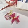 Llavero de Perro para Bolso Colgante de Mochila Hebilla de Auriculares con Cabeza de Especias Barbie VIP Ball Mariposa Azul Fresco Colgante GJ022