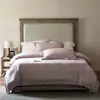 Gigantemente Suave, Estilo Intelectual y Minimalista, Color Sólido, Borde Ancho, 80 Hilos, Juego de Cuatro Piezas de Tencel Lavado. Dormitorio Sencillo y Elegante