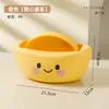 Plato creativo de hueso Yuanbao, engrosado para uso doméstico, juego de 6 platos pequeños de plástico, plato de hueso lindo y estéticamente agradable